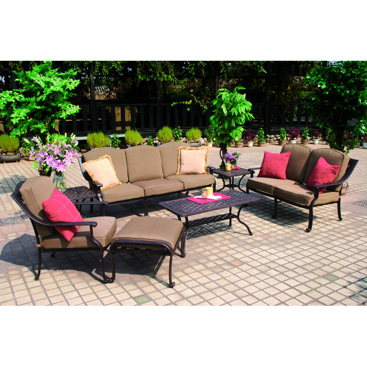 Deep seating patio online conversation sets